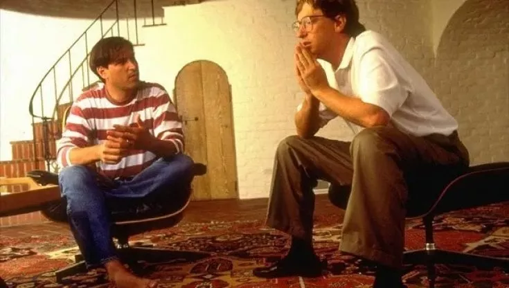 Steve Jobs e Bill Gates, 1991